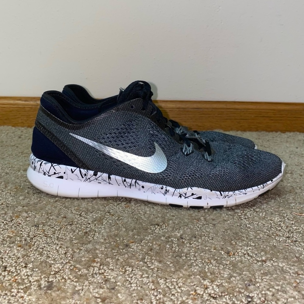 Nike Gray and Black Athletic Shoes